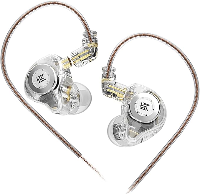 keephifi KZ EDX Pro KZ In Ear Monitor Auriculares In Ear Headphones KZ Auriculares intraurales con Cable Gaming IEM Auriculare HiFi estéreo Sonido Escenario para músicos Cantantes audiófilos