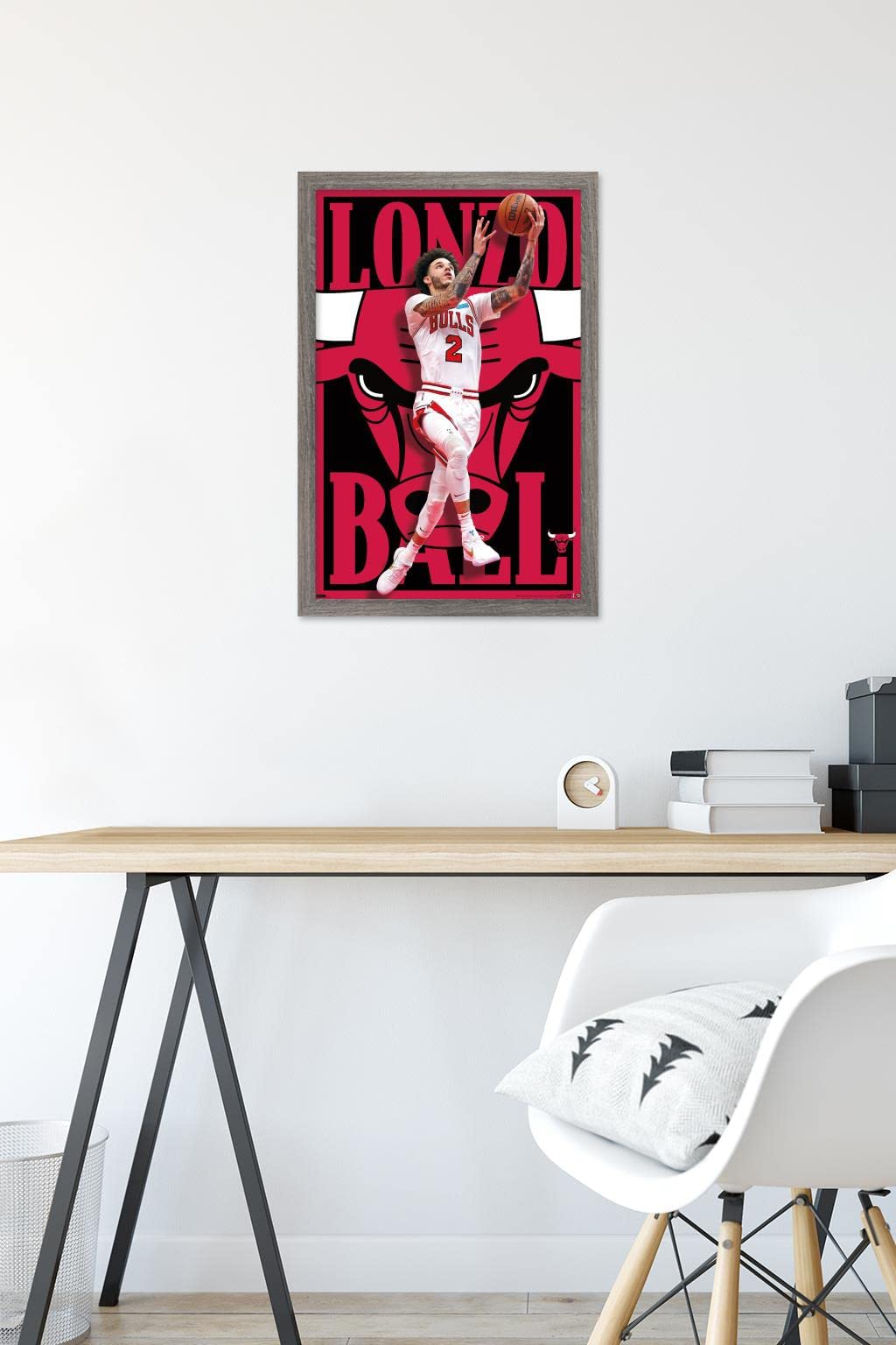Amazon.com: Trends International NBA Chicago Bulls - Lonzo Ball 22