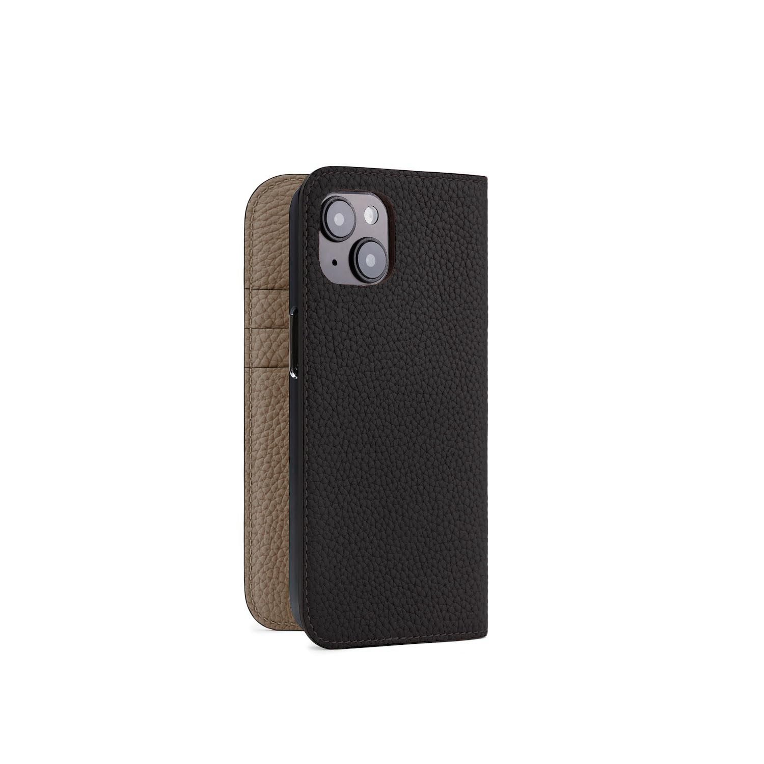 Amazon.com: BONAVENTURA】(for iPhone14 Diary iPhone Case [Black x 