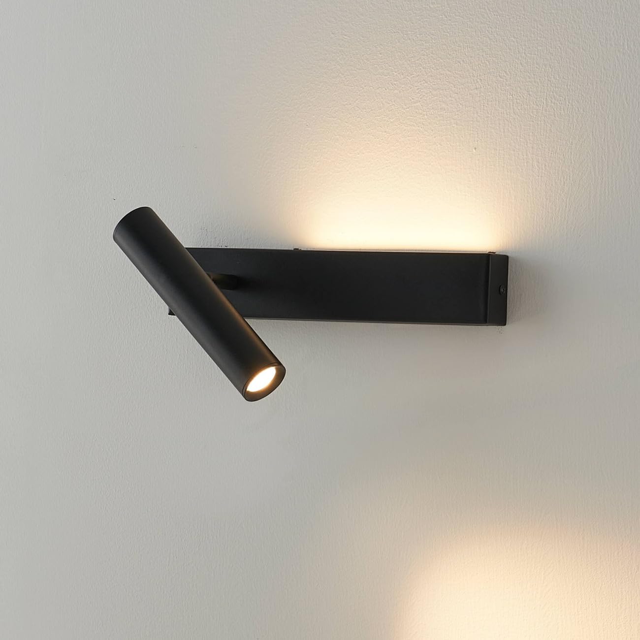 KOSILUM Lodvi - Lote de 2 apliques de apliques para cama derecha e izquierda, color blanco cálido, iluminación salón, dormitorio, cocina, pasillo, 1211 lm, LED integrada, IP20