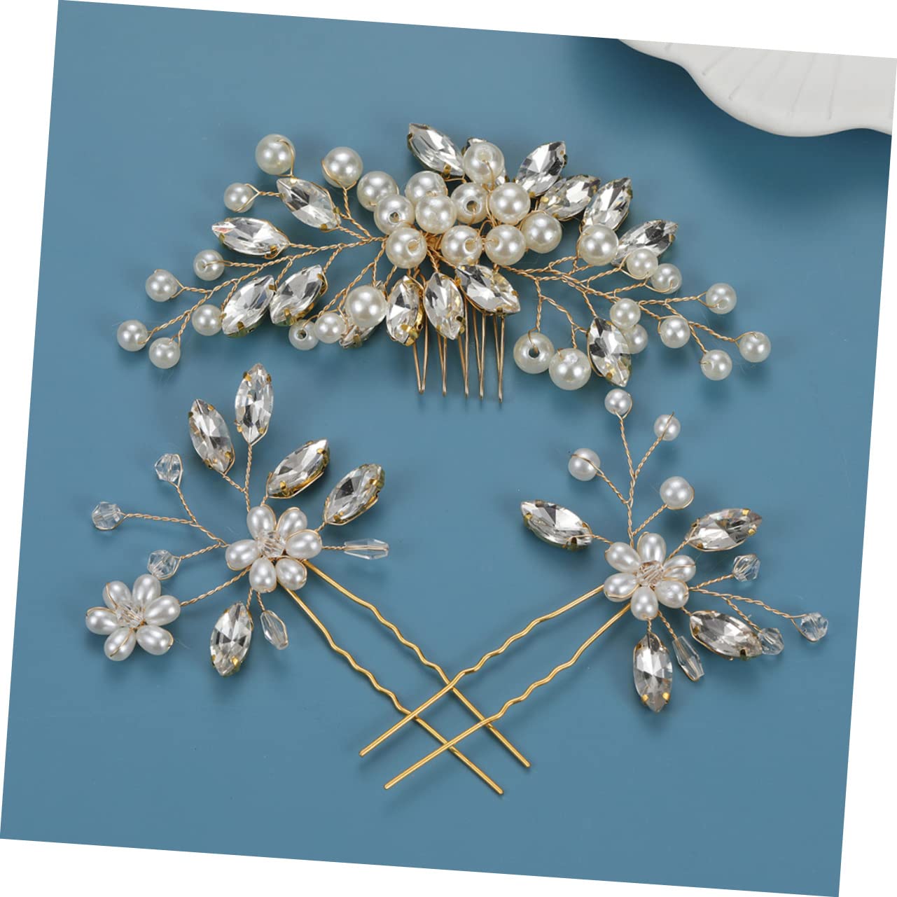 MAGICLULU Lot De 4 Charmantes Épingles À Cheveux Pour Mariage Accessoires De Coiffure Et Décoration Pour Fêtes Et Cosplay