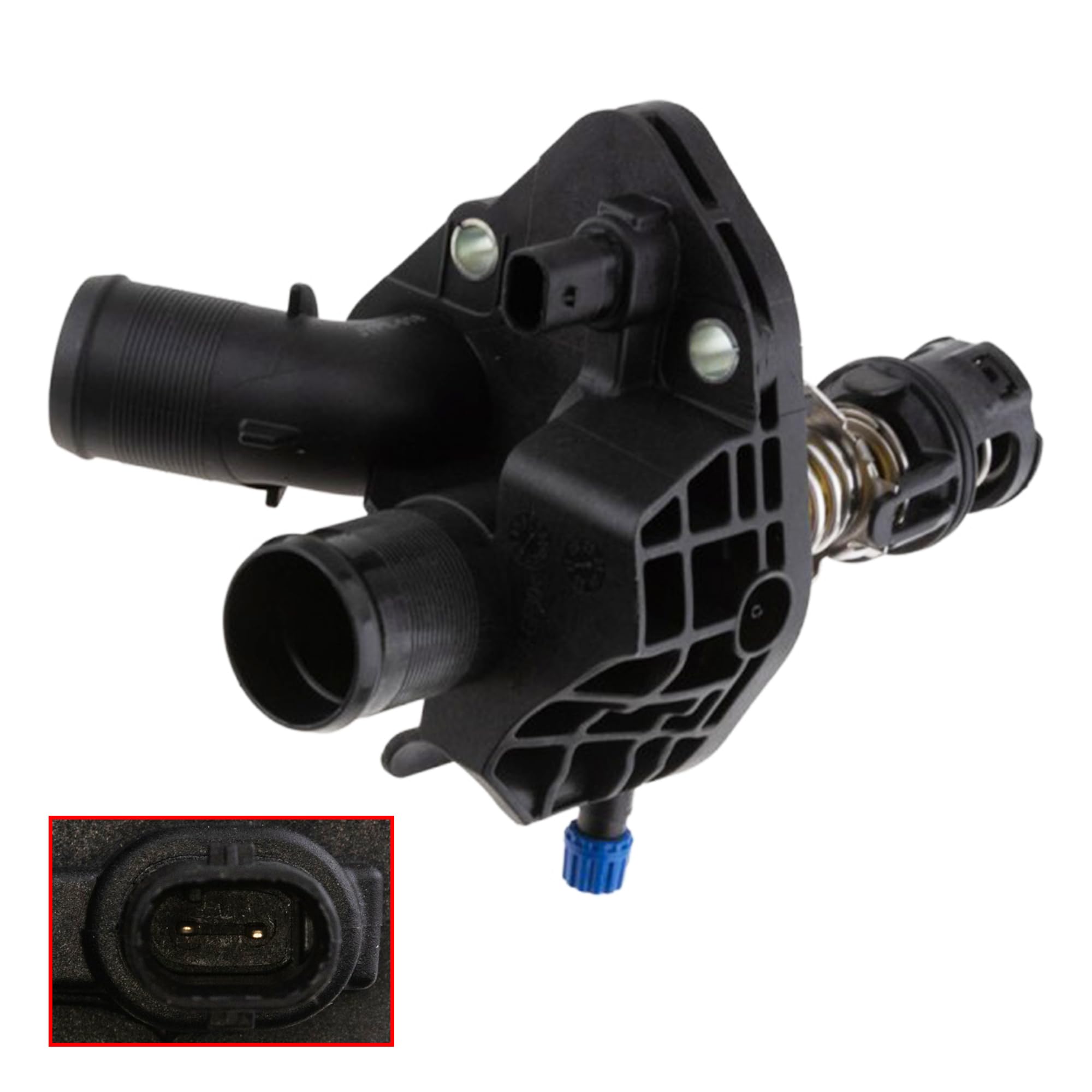 Partsline Boîtier Thermostat d'Eau 1.2/1.2 Puretech/1.2 THP | Compatible C3 Aircross I, C3 III, Corsa F, Crossland, 208 II équivalent à 9811034680, 3553595