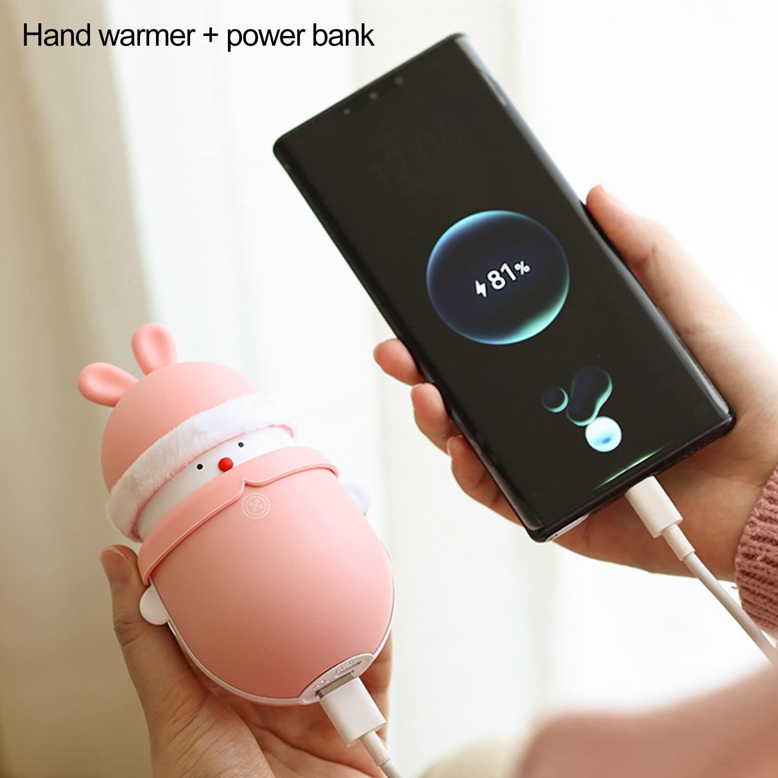 Ogrzewacz do rąk, USB akumulator Mini przenośny bałwan elektryczny ogrzewacz do rąk Power Bank do szkolnego biura Home Camping jazda na rowerze
