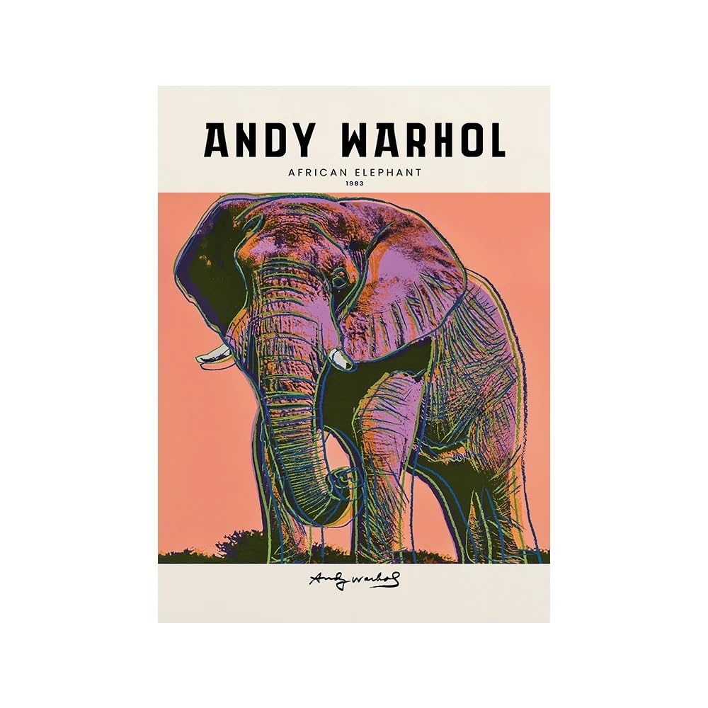 【ビンテージ】アンディ・ウォーホル ポスター　パンダ Amazon.co.jp: Andy warhol アンディ ウォーホル ウォールアート