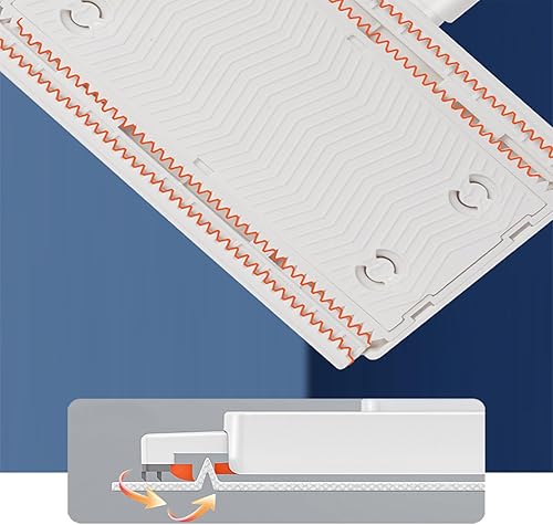 Miniatura 2 de Fregona Antipolvo Desechable, Fregona Antipolvo Desechable Con 4 Paños Reutilizables, Plano con Almohadillas Desechables, Polvo con Asa, Trapeador