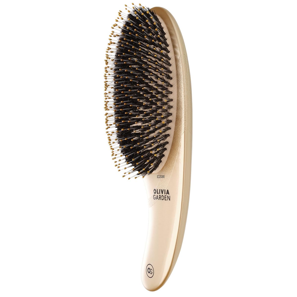 OLIVIA GARDEN Expert Boar & Nylon Bristles Care & Style - złoto