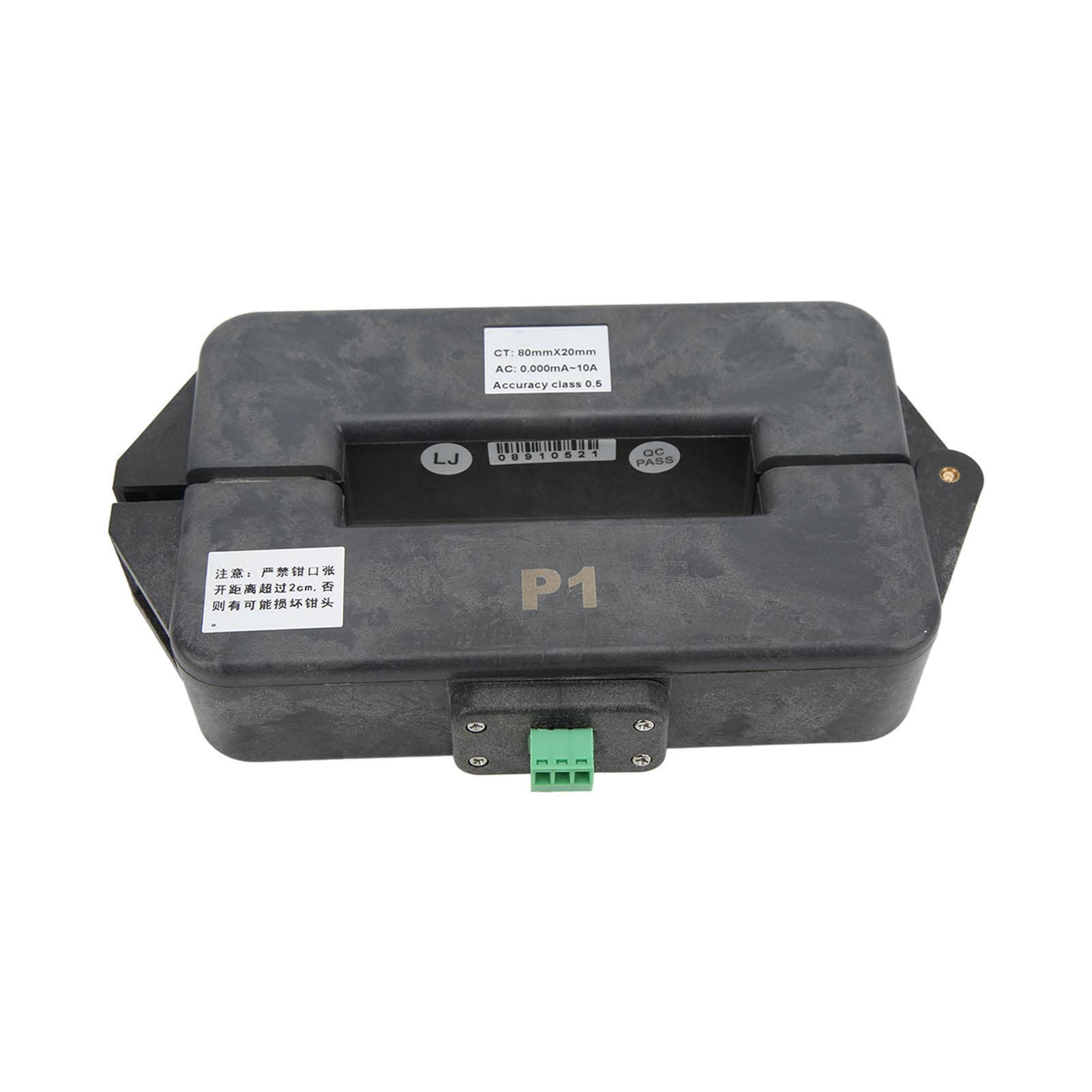Jeanoko ETCR080KU Czujnik Prądu Upływu Przenośny Transformator Cęgowy o Wysokiej Dokładności do zastosowań Przemysłowych ABS 80 X 20 Mm