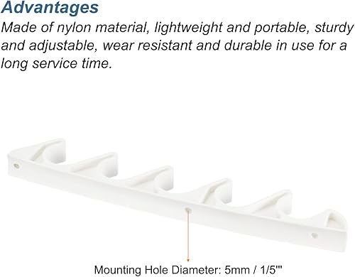 Miniatura 8 de PATIKIL Soporte de ajuste de diván, 10 unidades de 5 posiciones para césped, multiposición, ajuste de soporte trasero para patio al aire libre,