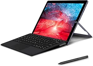 CHUWI UBook Tablet PC with keyboard and Stylus, 11.6 inch IPS Touchscreen Windows 10 2-in-1 Laptop, Intel Gemini-Lake N4100 Quad-Cores, 8GB RAM 256GB SSD, BT5.0, Dual Band Wi-Fi, Type-C, USB3.0