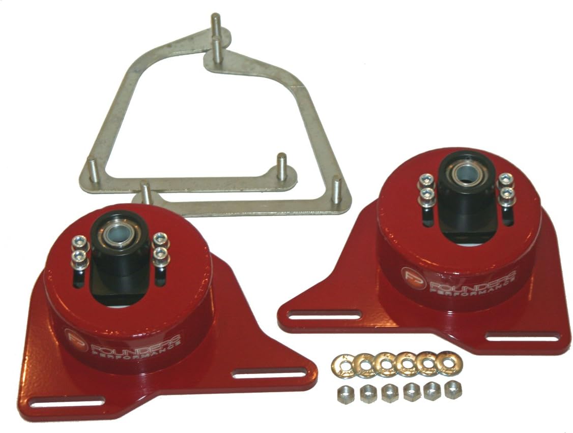 Founders Performance 124215B Camber Caster Plates Black