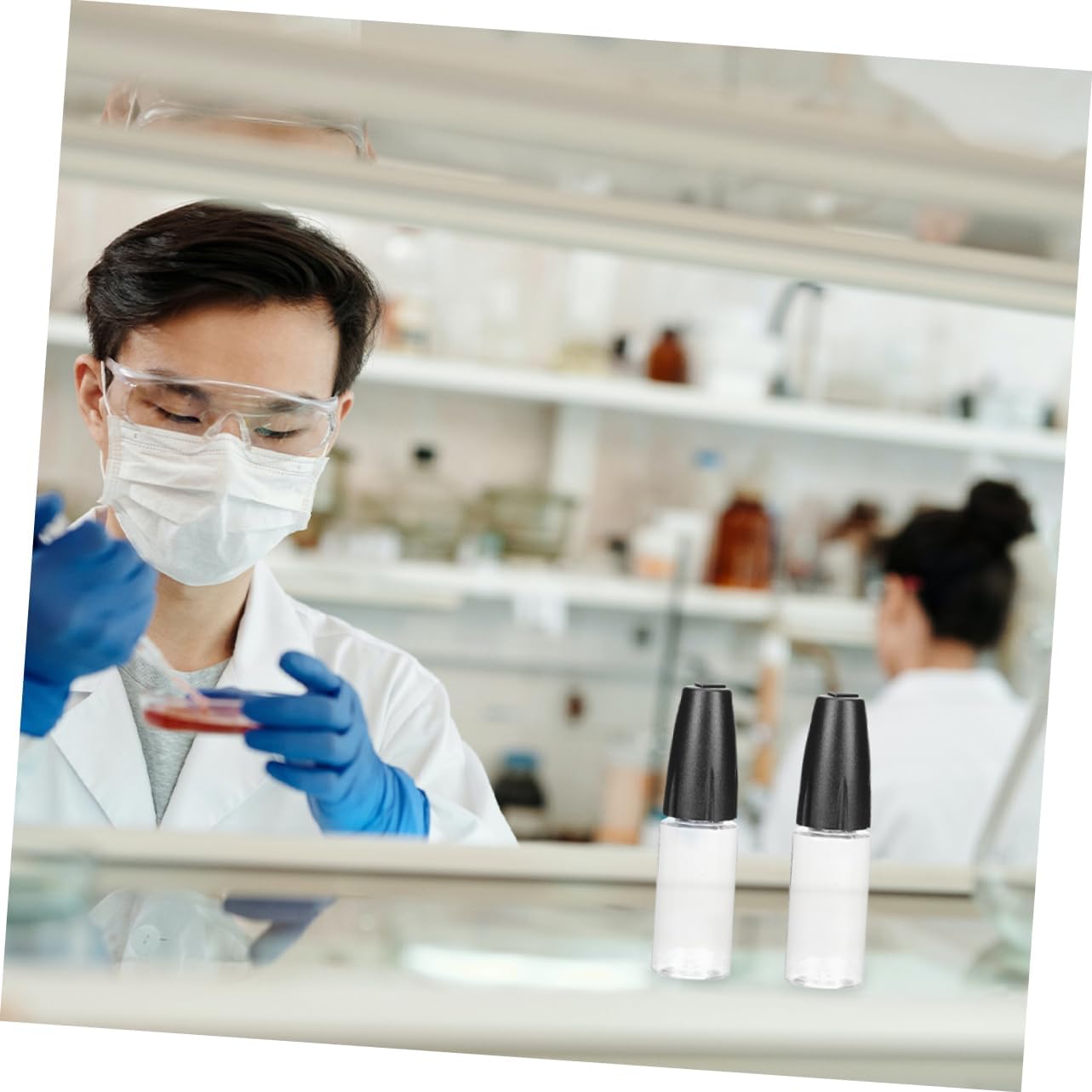 PRETYZOOM 4sets 10ml Needle Bottle Applicator Fine Tip Squeeze Bottle Essential Oil Dispenser Tool 10pcs*4