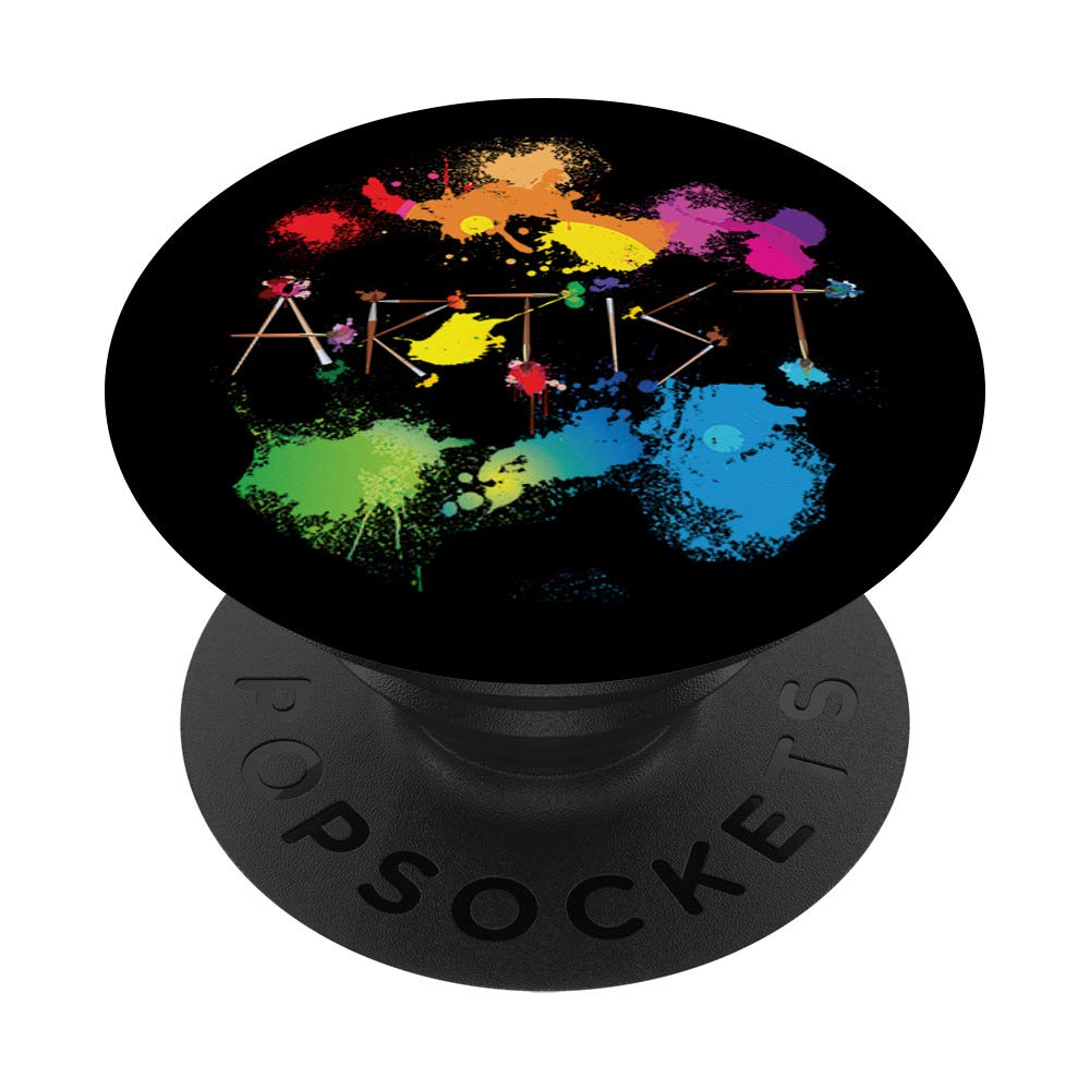 Artist Messy Painter Art Paint Splatter Drips Popsockets Grip