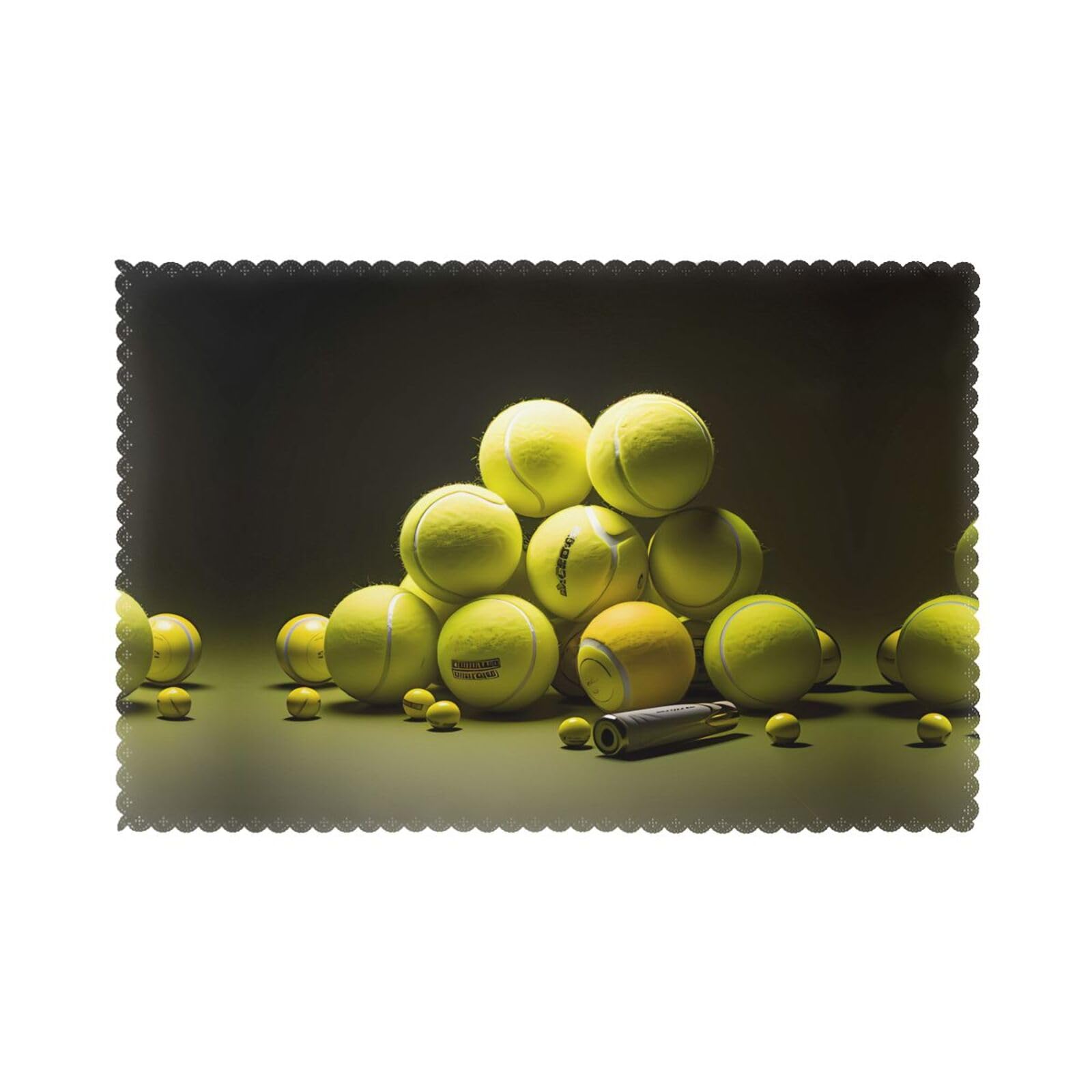 Set de table tennis épais anti rayure et chaleur pour table en bois