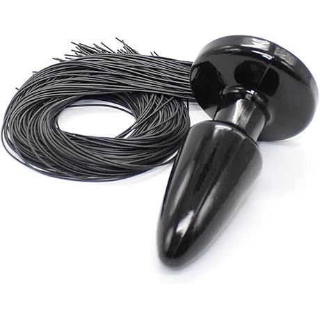 SM Silicone Long Tail Fox Dog Tail Backyard Expansion Anal Plug