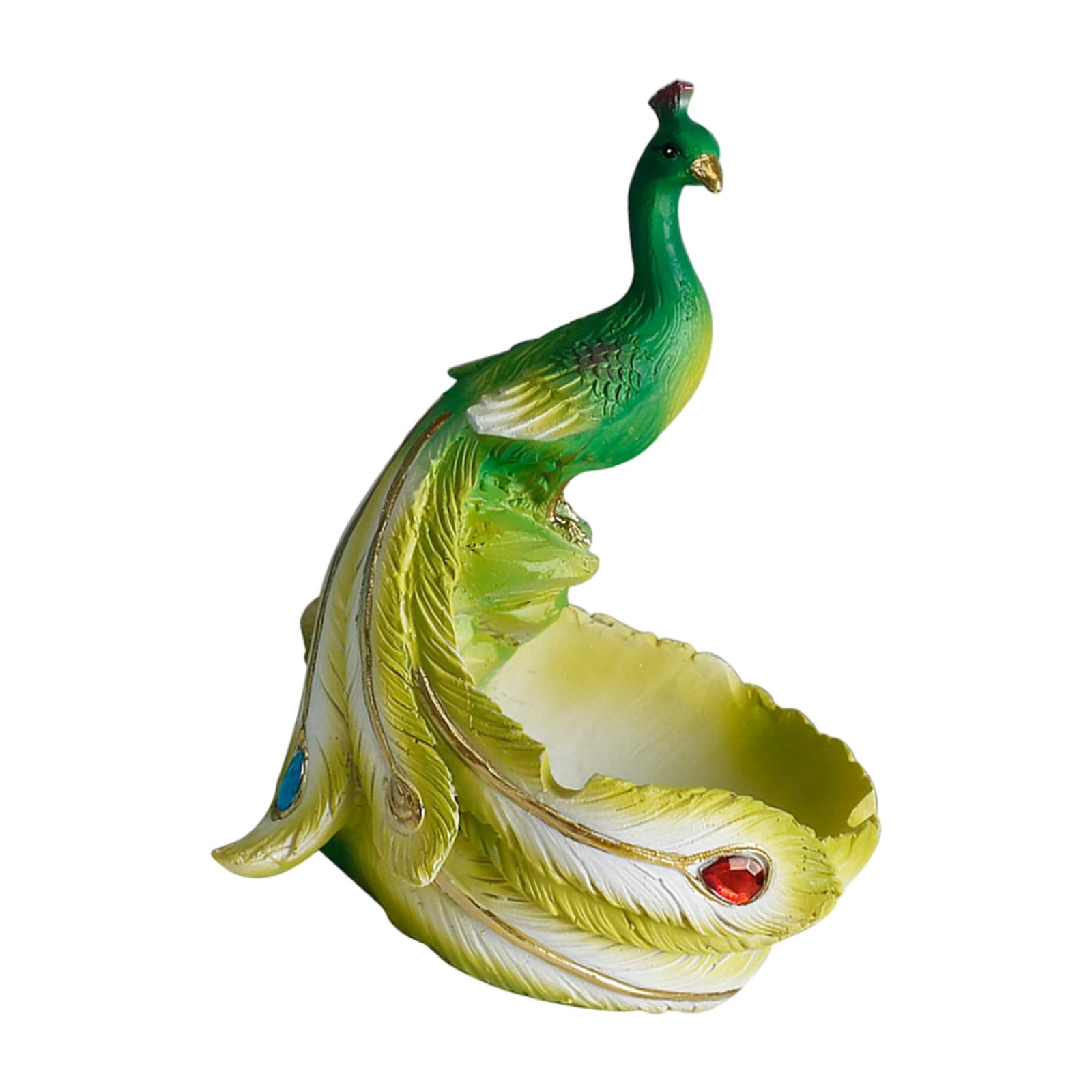 HZGFNBZ Peafowl Ceramic Planter, Cartoon Cactus Flowerpot for Bedroom Windowsill Desk Ornament Decorative Peafowl Planter for Home