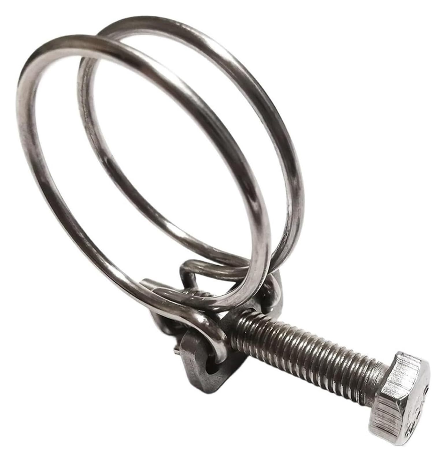 Abrazaderas De Manguera De 2 Cables, 304SS, 105C, Estándar, 9-300 Mm, Agua Y Ventilación, 2-20 Piezas