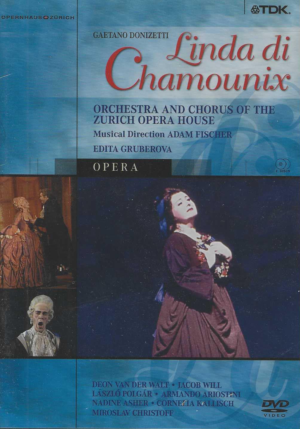 Linda di Chamounix Donizetti ópera DVD música clásica libreto italiano