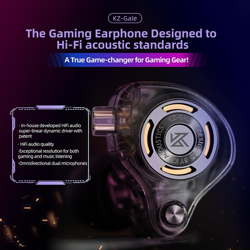 Amazon.com: KZ-Gale Earbuds – in-Ear Headphones with Ergonomic