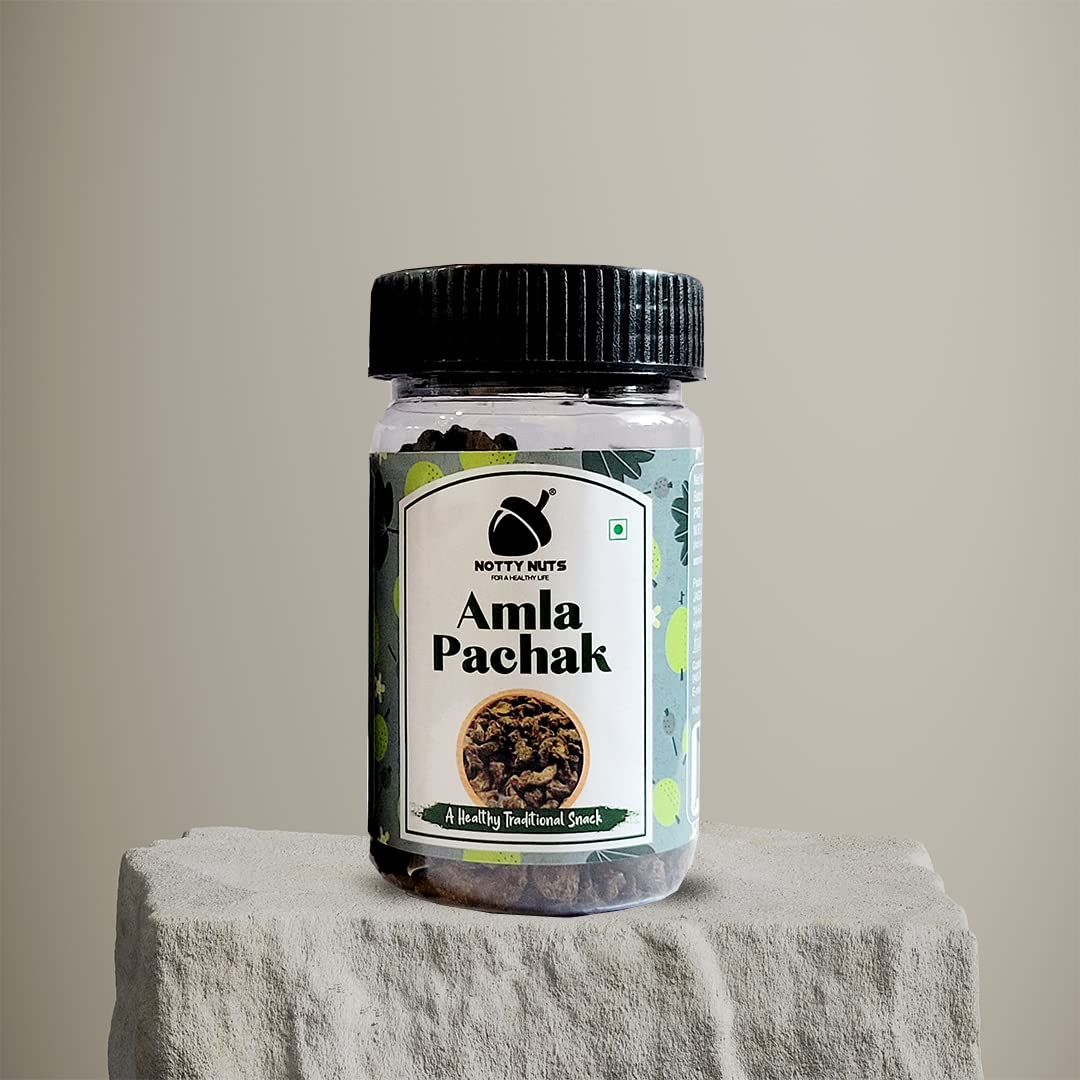 NOTTY NUTS Amla Pachak Pack of 4 (120 grams each) | Salted Amla | Awla Supari | Indian Gooseberry Sukha Amla | Namkeen Amla | Healthy Dried Mouth Freshener Jar (B0B97TYDJ9) Amazon Price History, Amazon Price Tracker