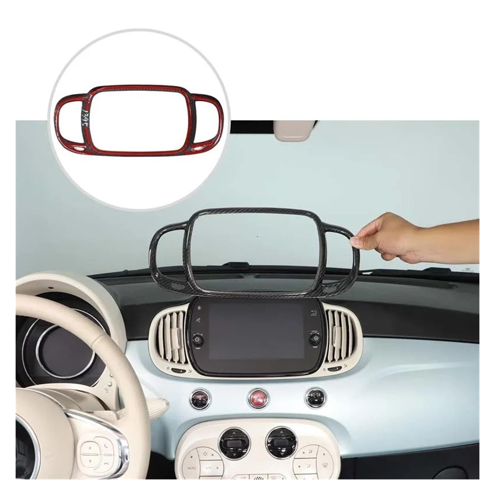 Compatibile Con Abarth 595 695 Fiat 500 16-24
