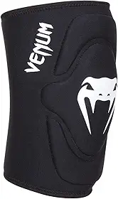 Joelheiras Venum Kontact Lycra/gel, preto, médio/grande