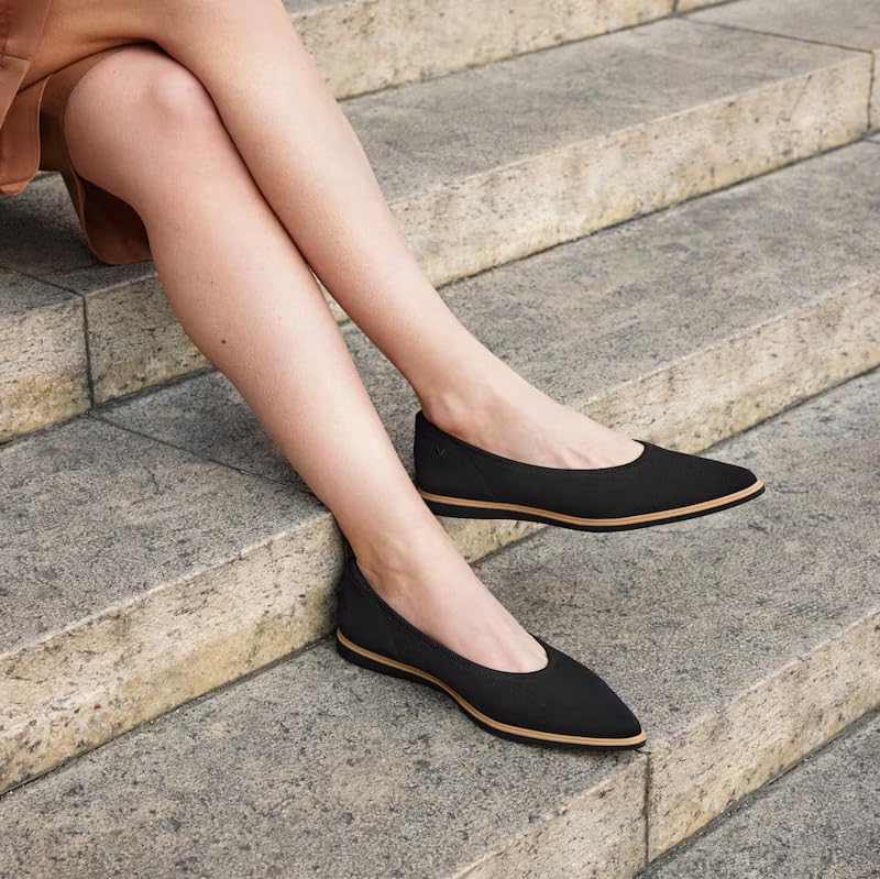 VIVAIA Veronica Pointed Toe Flat Shoes Comfortable Slip on All-Day Standing Dress Ballet Flats2