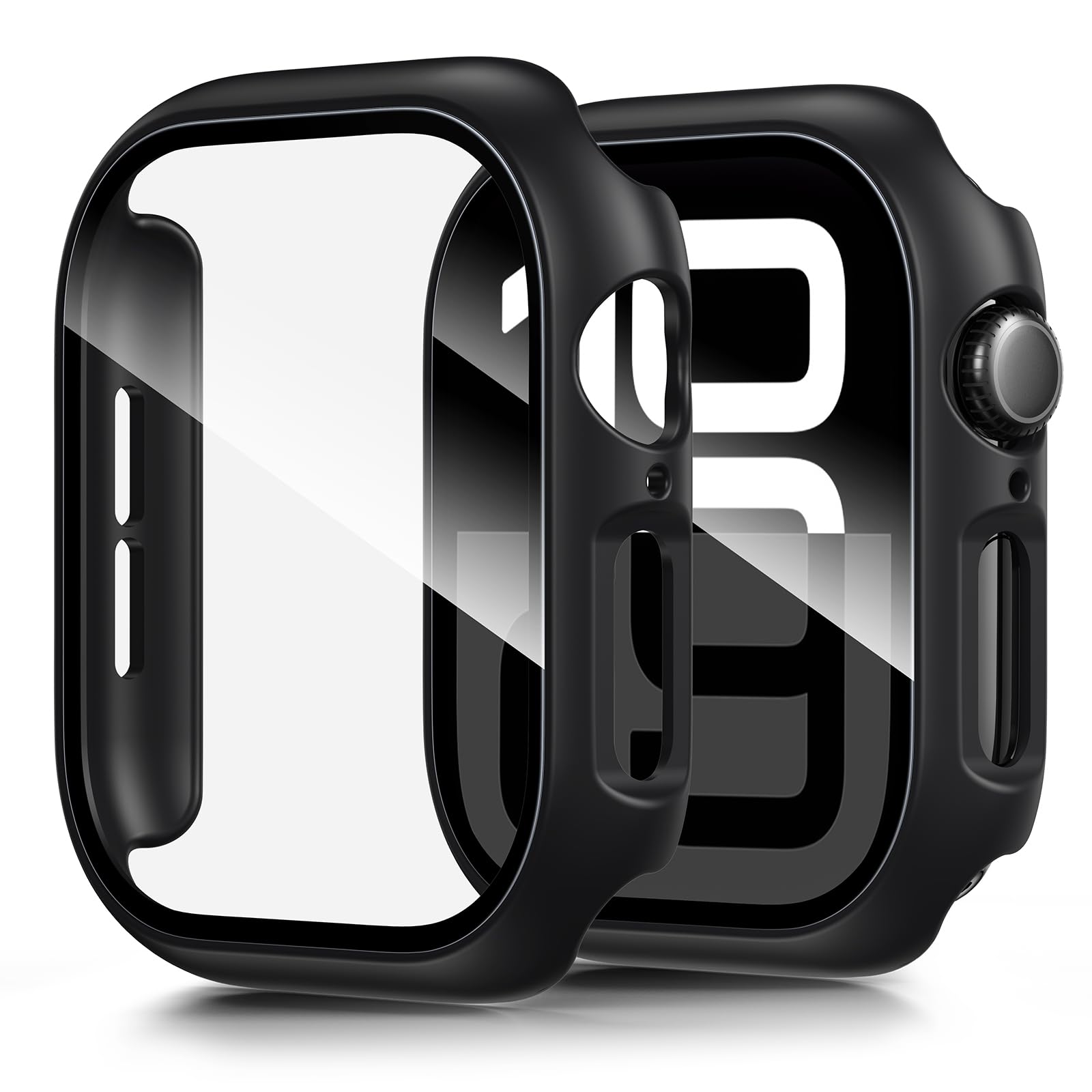 LK Hard PC Case for Apple Watch Series 11/10 46mm with Screen Protector