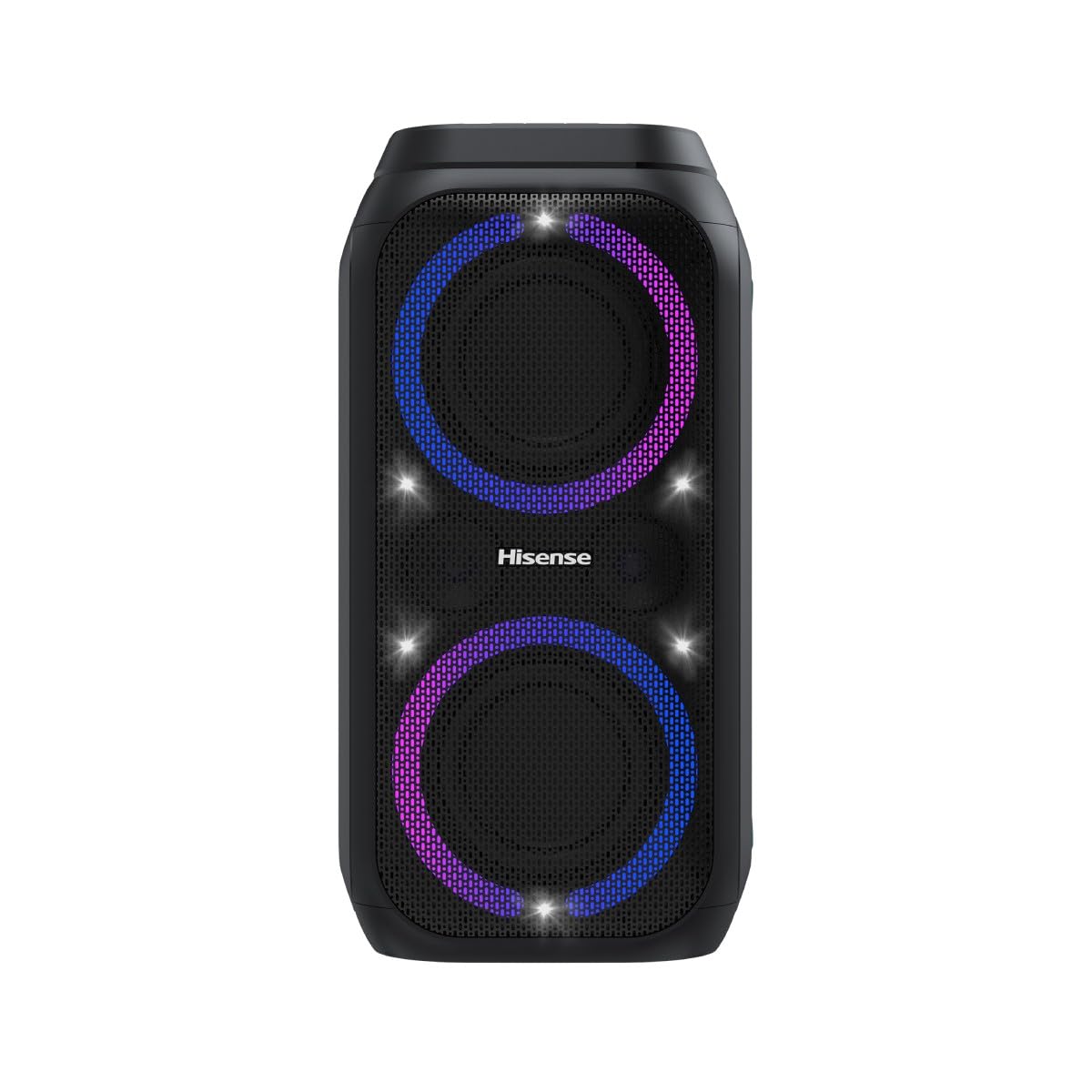 Hisense Party Rocket, l'altoparlante Bluetooth con una potenza da 160W, woofer integrato,Modalita' Karaoke, ingresso AUX, USB