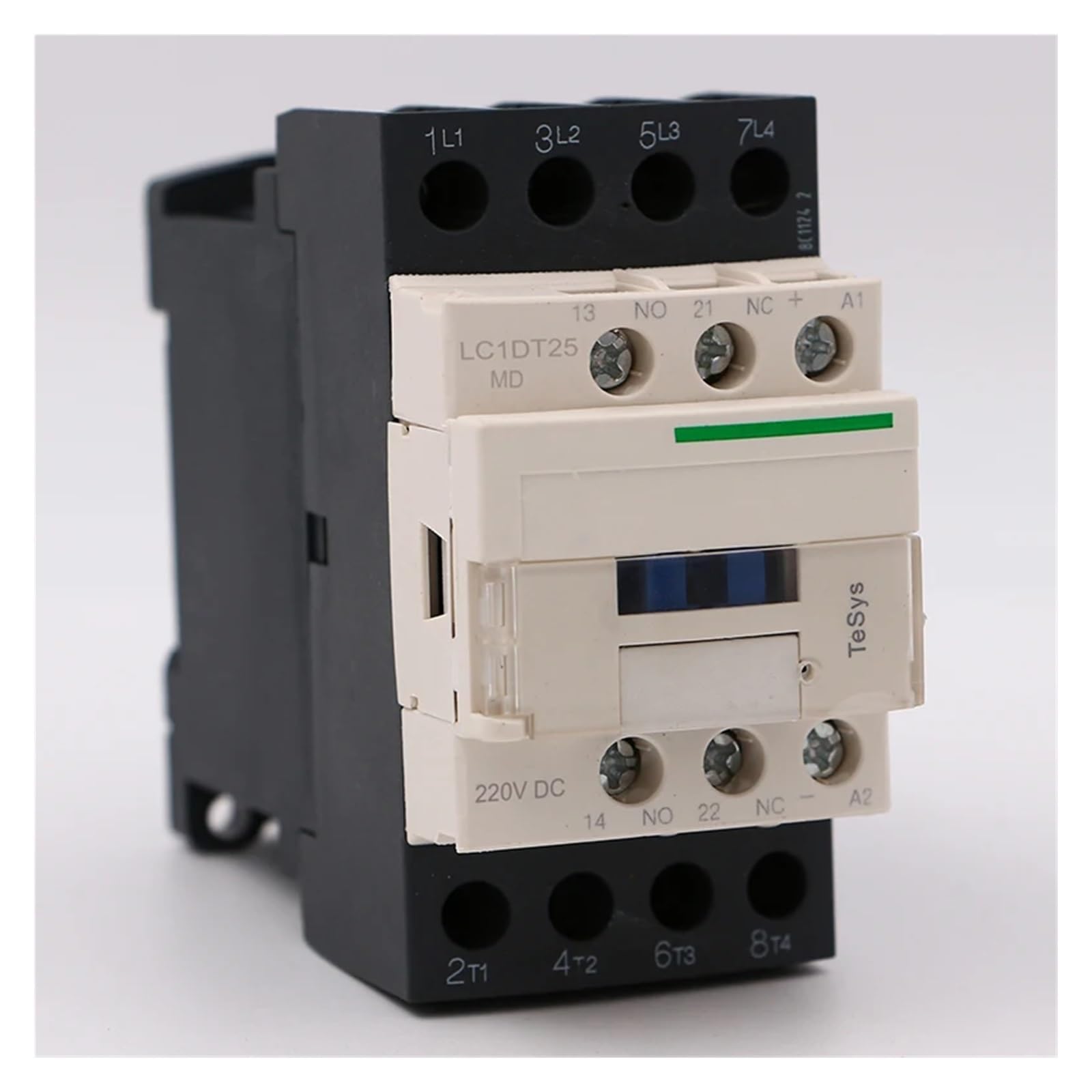 QRUYHBAJU LC1DT25MD DC electromagnetic contactor 4P 4NO LC1-DT25MD 25A 220V DC Coil