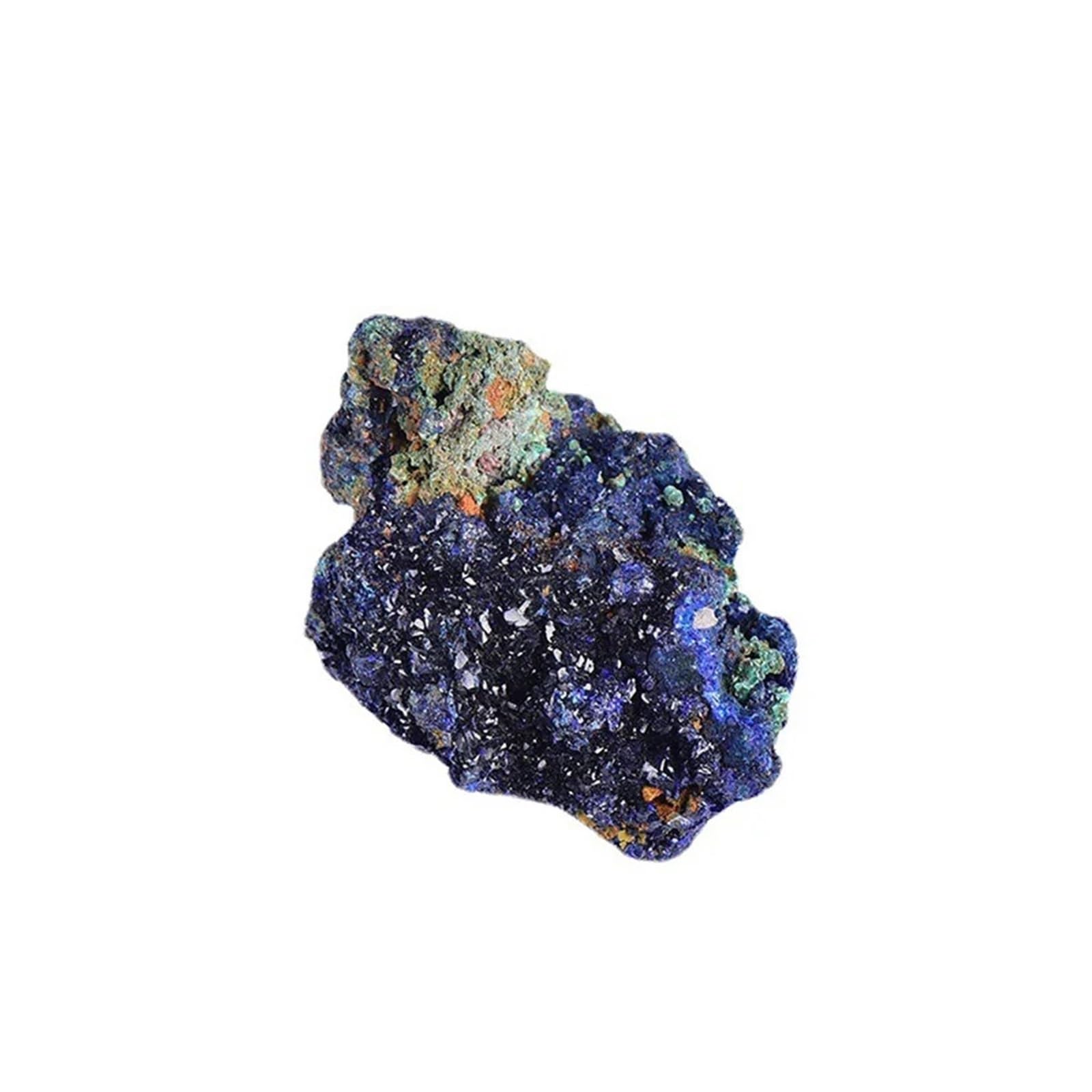 MDBJTCYZN Crystal Azurite Malachite Geode Cluster Teaching Research Stones Collectible Ornaments (Size : 3-4cm)