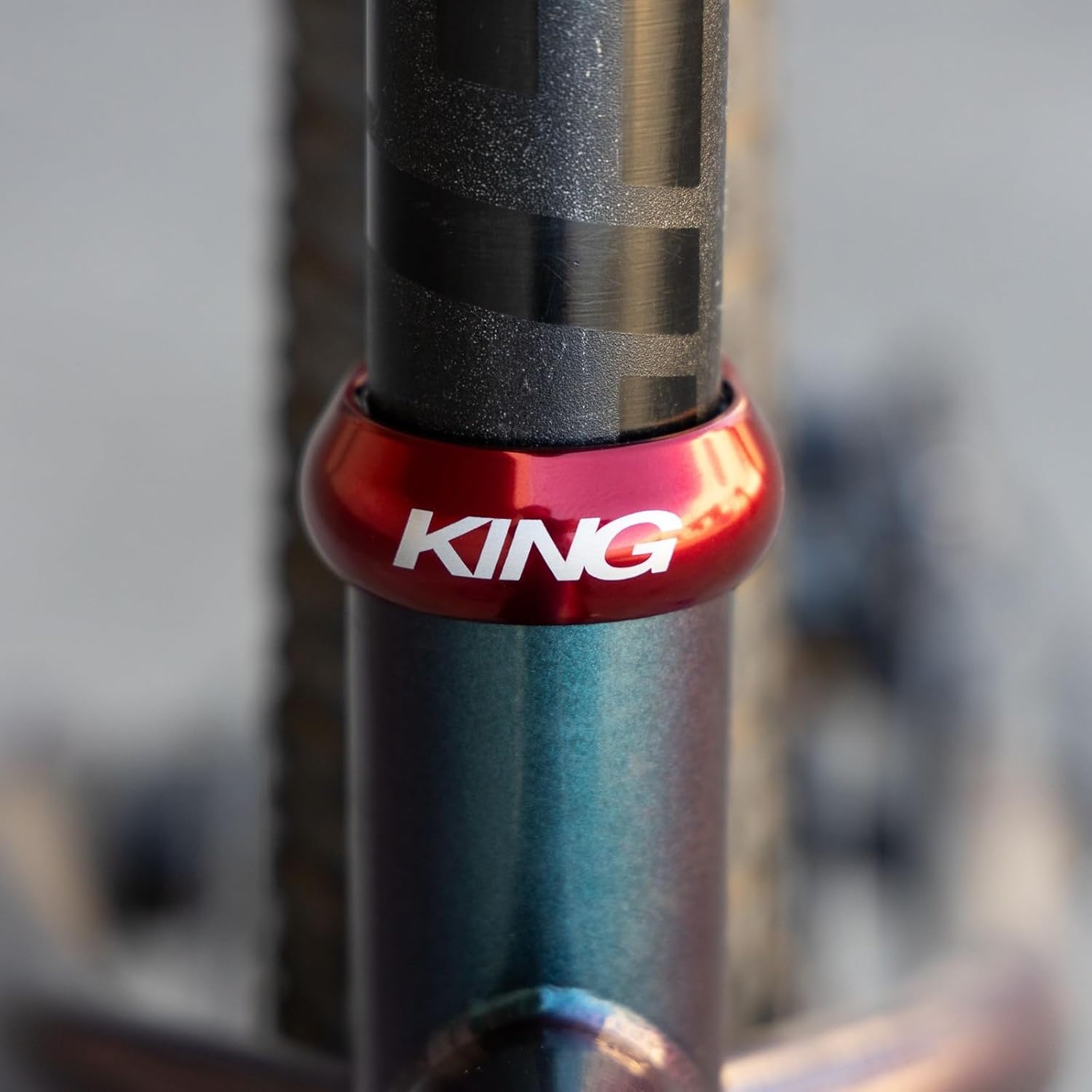 Chris King, King Seatpost Collar, Red, 31.8mm
