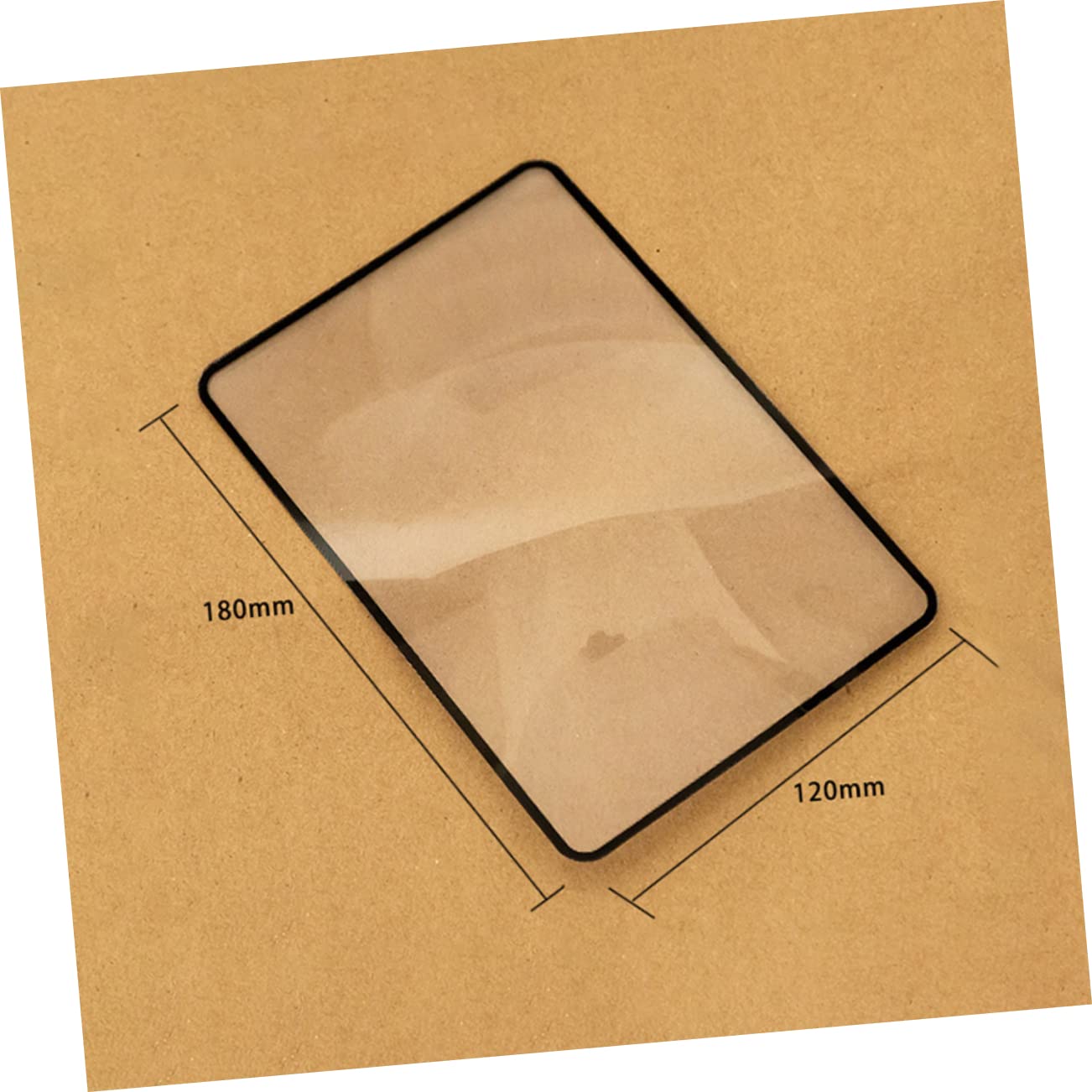 Lente di Ingrandimento da Lettura 3x, 12 Pezzi, Pvc Nero
