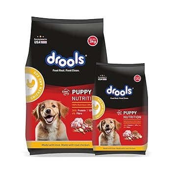 Drools Puppy Dry Dog Food Chicken and Egg, 3kg with Free 1.2kg, Total 4.2 kg Pack - image, photos