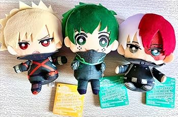 ぬいぐるみ 20cmぬい 緑谷 爆豪 Amazon.co.jp: ナムコ限定 ヒロアカ 緑谷出久 爆豪勝己 轟焦凍