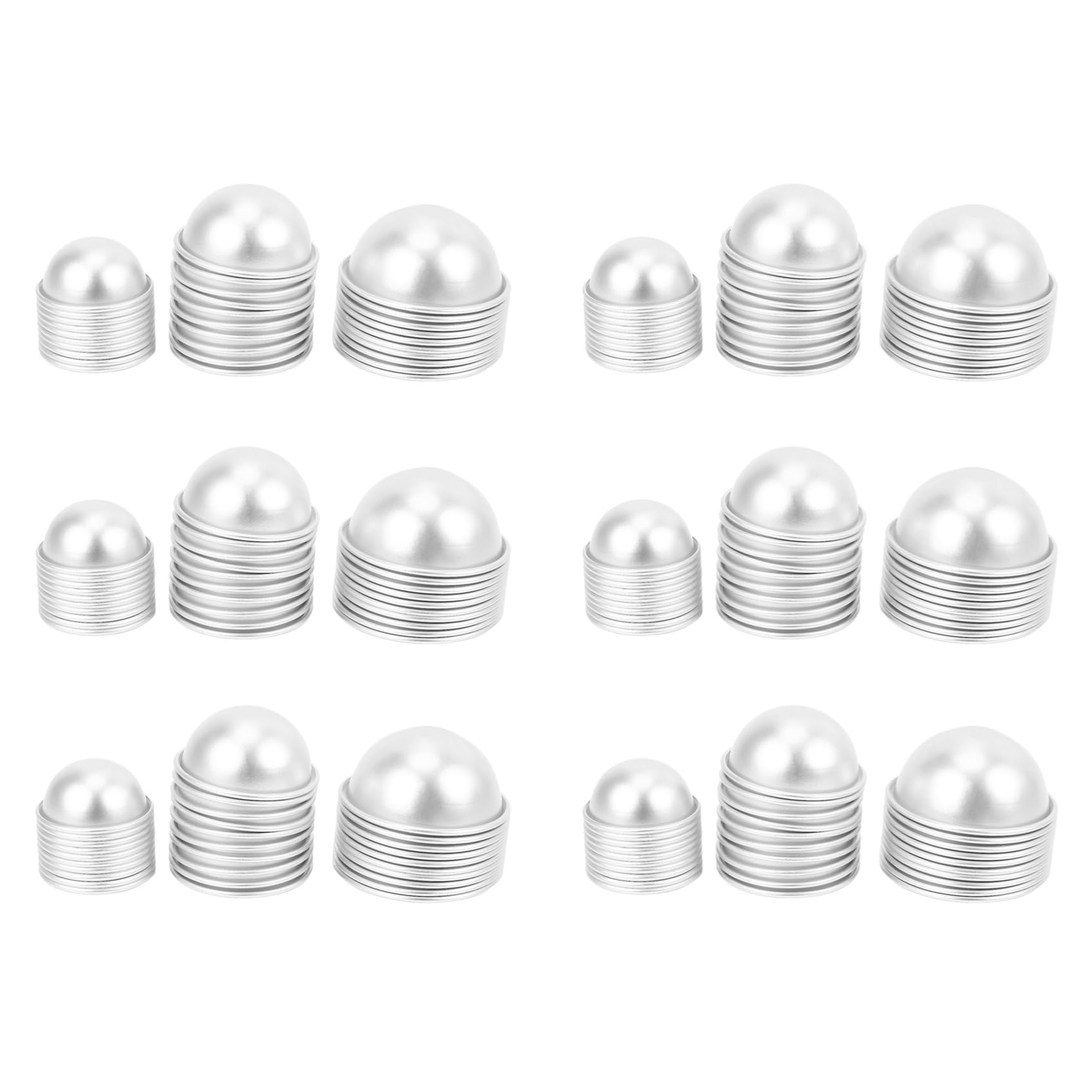 180PCS- Kit de Molde de Bomba de Bano, 3 de Bano de Tamano y Molde para Hacer Suministros de Bricolaje