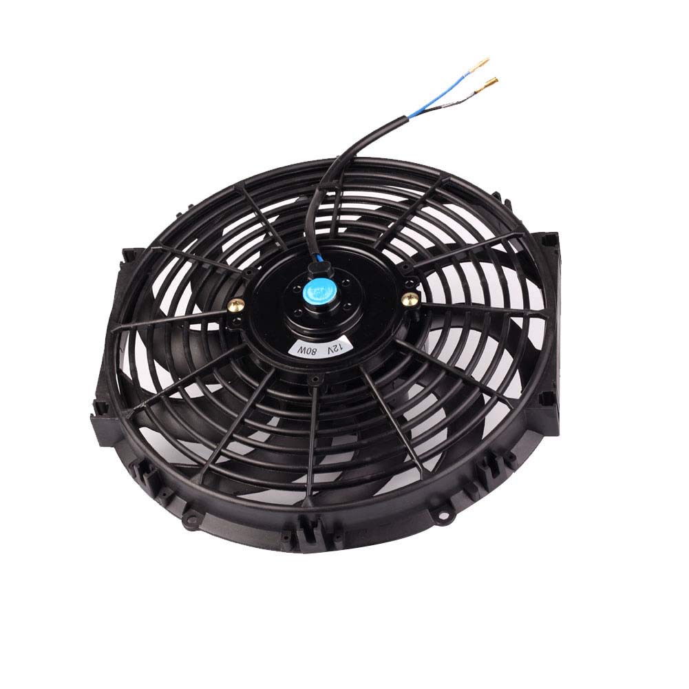 Amazon | Besline 汎用電動ファン12インチ（30cm）12V80W薄型 静音