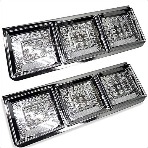 Amazon | トラック用LEDテールランプ オールクリア⑤ 角型3連60㎝ 24V 