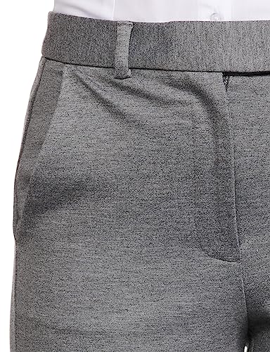 Image of Marks & Spencer Womens Solid Mid Rise Slim Fit Trouser