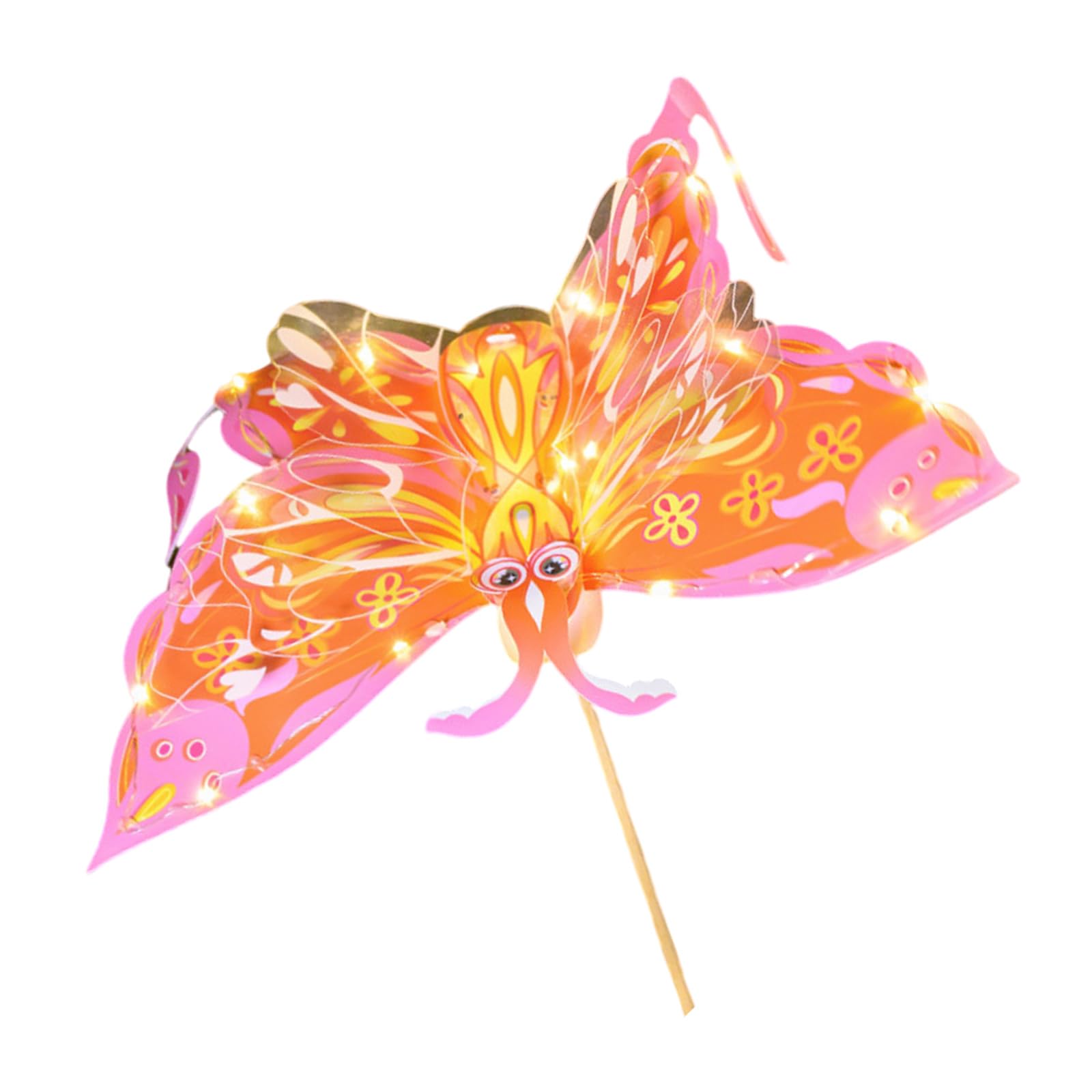 Elnwnnkc Creative Lighted Butterfly Wing Light Alternative Sparkling Butterfly Wing Light Ornament for Festival Unique Designs