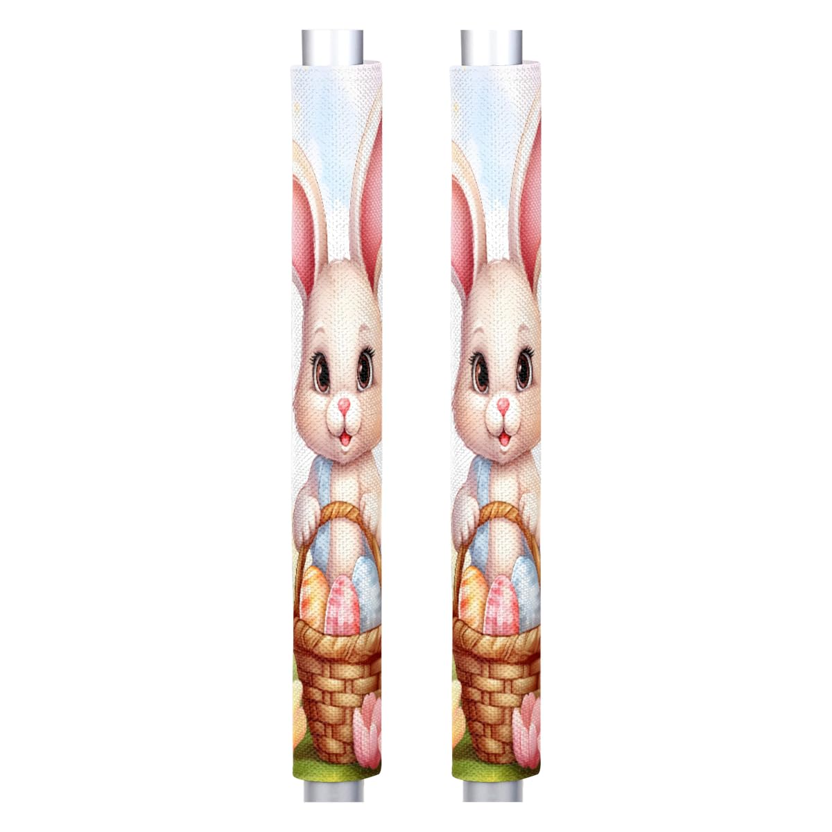 Pardick Refrigerator Door Handle Covers Set of 2 Easter Cute Rabbit Bunny Egg Washable Fridge Dishwasher Mocrowave Oven Door Decor Protector Handle Cover Keep Your Kitchen Appliance Clean