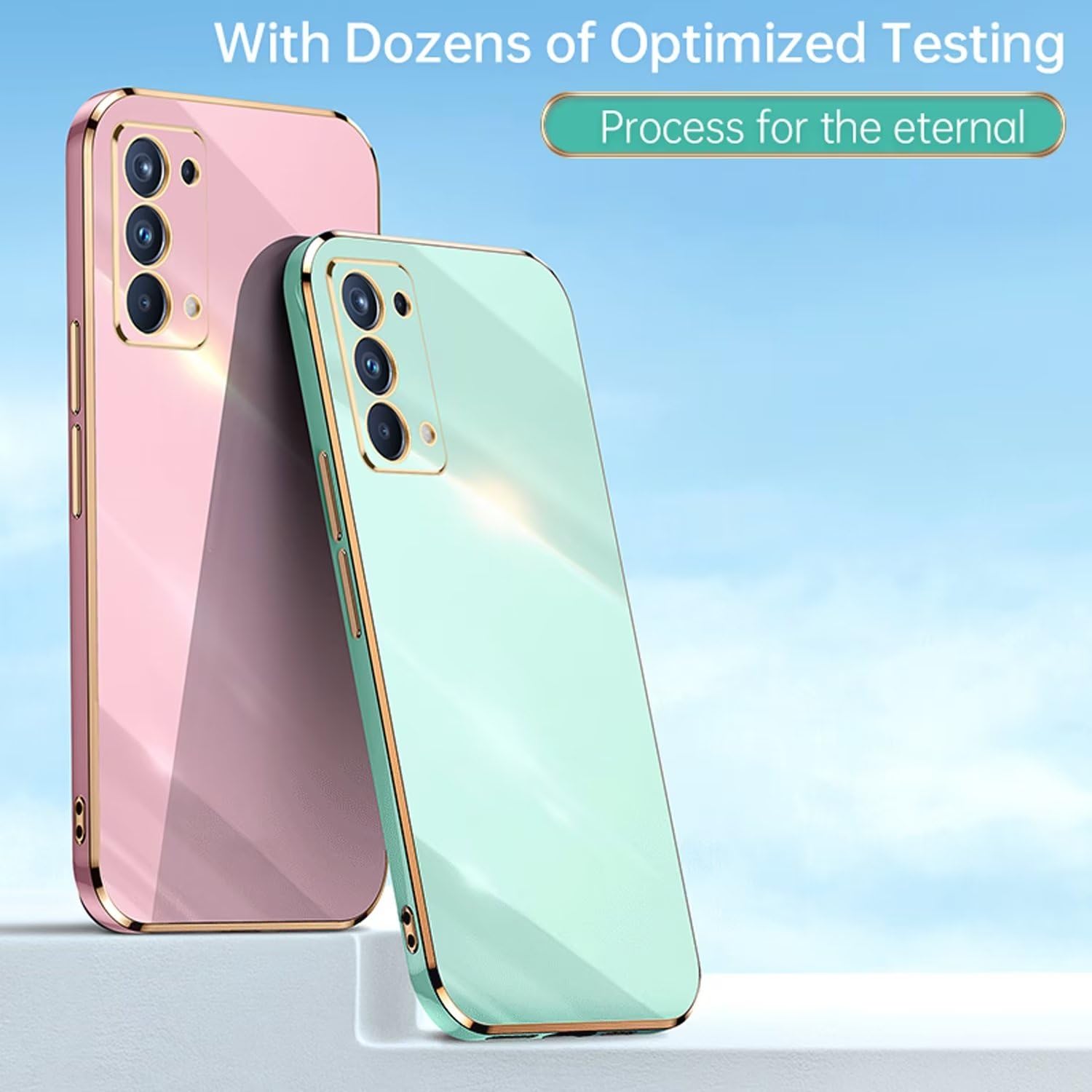 KEJI Custodia In TPU Per OPPO Find X3 Lite 5G – Morbida, Slim, Antiscivolo, Antiurto, Con Bordi Rialzati Per Proteggere Schermo E Fotocamera (Nero) - 6