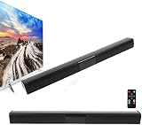 VBESTLIFE Barre de Son Bluetooth, 4 Haut-Parleur sans Fil de Son Surround 3D Stéréo Barre de Son de Cinéma Maison 4 * 5W Support Clé USB avec télécommande