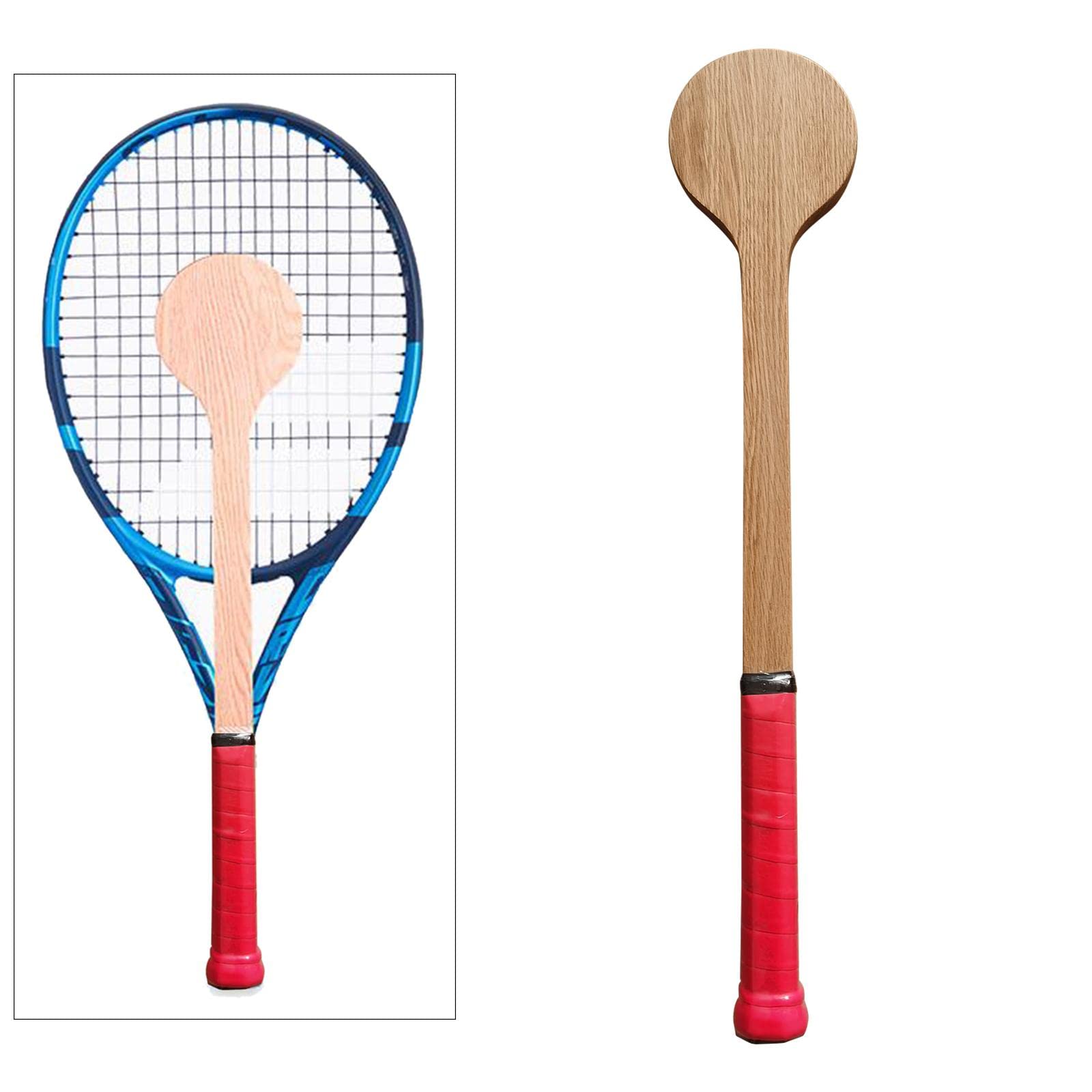 Amagogo Cucchiaio da Puntatore da Tennis in Legno Bambini Bambini Principiante Principiante Colpire con Precisione Colpire Attrezzatur