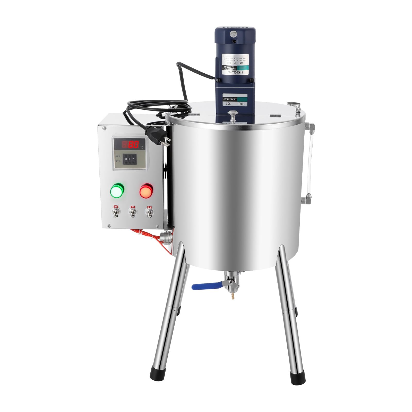 15L 4gal Heating Mixing Filling Machine Liquid Paste Filling Machine with Stirrer Stainless Steel Lipstick Filling Machine for