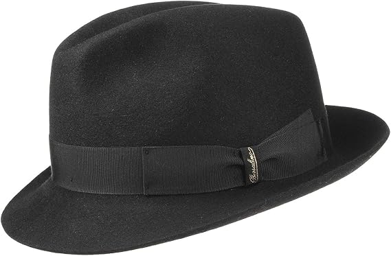 Borsalino Finissimo Trilby Cappello Donna/Uomo - Made in Italy da Uomo  Cappelli di Feltro Pelo con Nastro Grosgrain Estate/Inverno : Amazon.it:  Abbigliamento