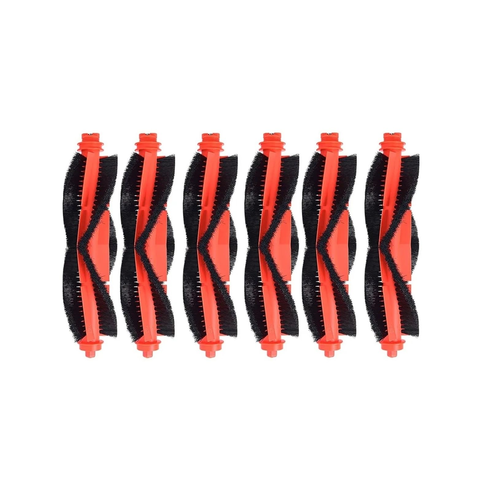 VIXWDRUTY Main Brush ，Compatible For Xiaomi ，S20 3C Plus E12 B112 D106 E10 C103 E10C Sweeper Vacuum Cleaner Replacement Roller Brush Spare Parts(6pcs)