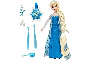 Disney Store Interactive Elsa Hair Play Doll - 11 Inches for Frozen Fans