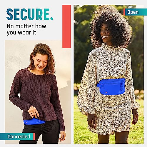 Image of Alpha Keeper Money Belt for Travel Hidden Under Clothes - RFID Blocking Passport Holder & Slim Waist Wallet Pouch for Women & Men, Anti-Theft Travel Accessories
