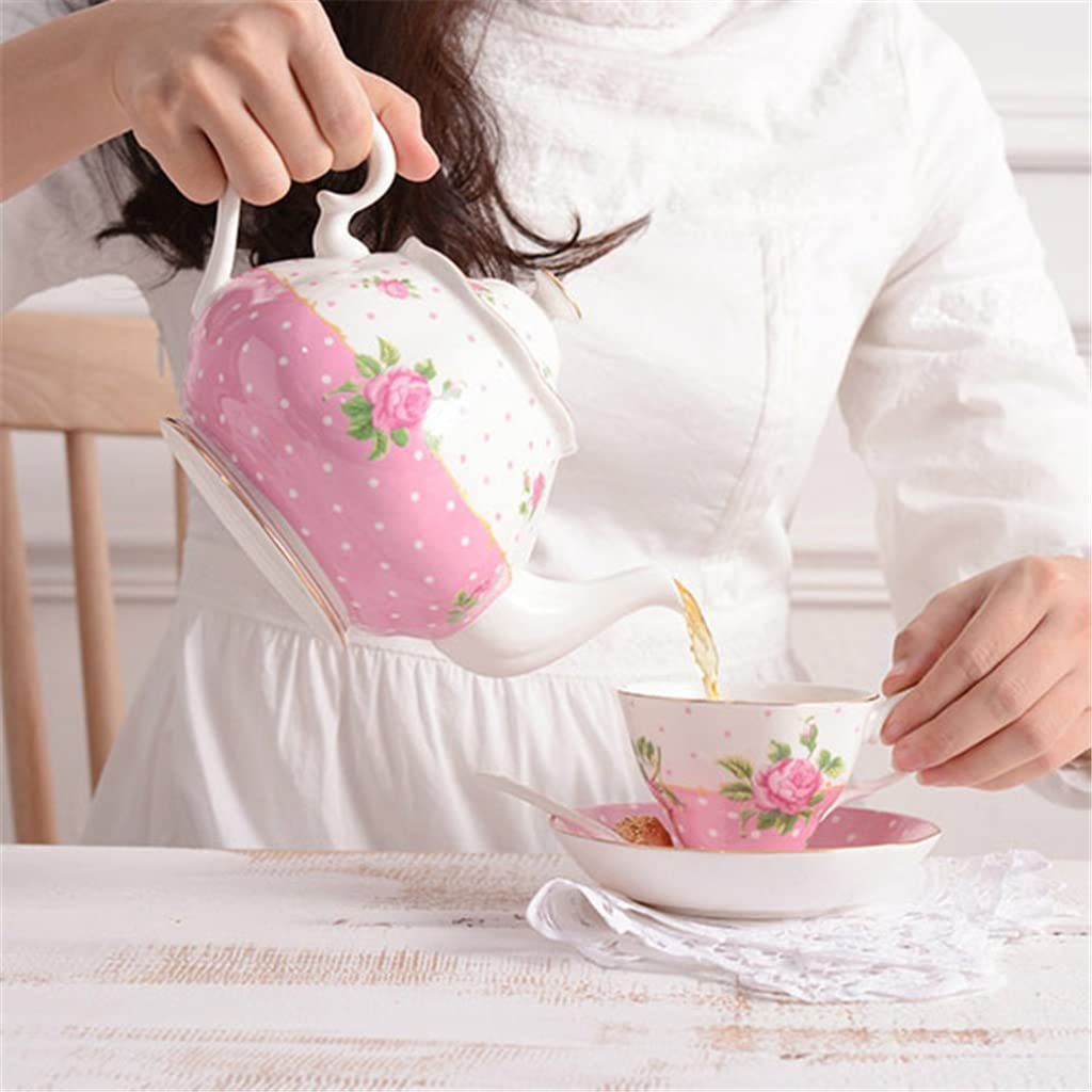 Amazon.co.jp: ピンクのバラ柄 ヴィンテージ セラミック コーヒー