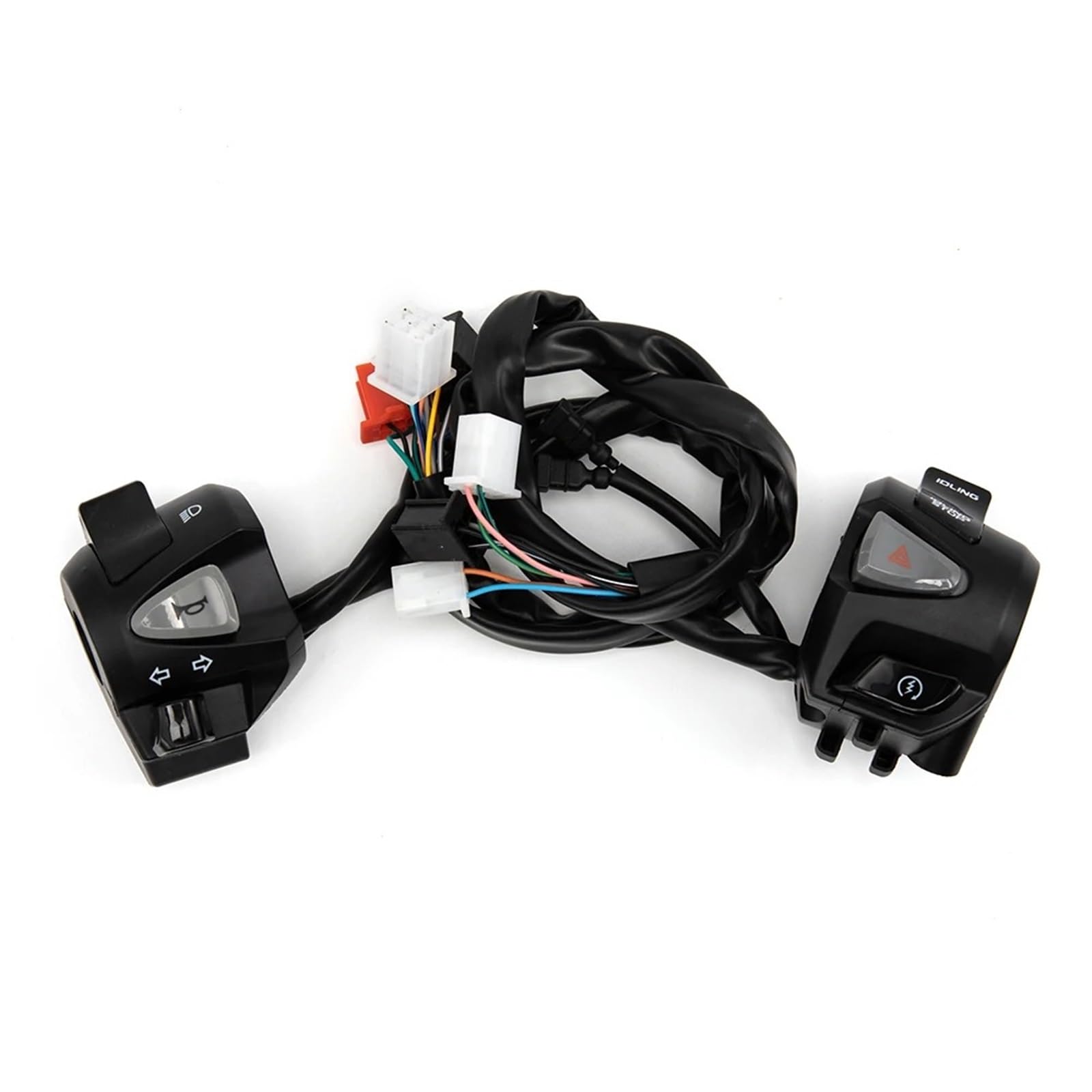 Moto Interruptor Interruptor Manillar Universal Para Motocicleta Manija 7/8" 22 Mm Bocina Luces Intermitentes Faros Arranque Eléctrico Controlador